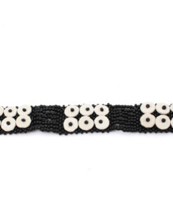 Skoonheid Bracelet 2-Row Black