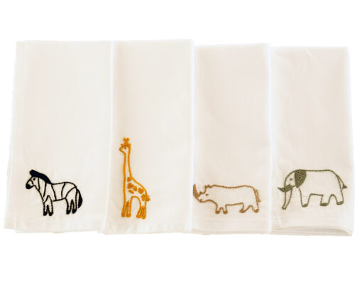 Animal Napkin Set of 4