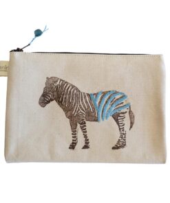 Travel Bag Zebra Blue