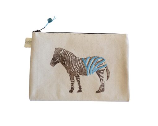 Travel Bag Zebra Blue
