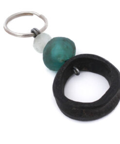 Keyring Kamque Whiteturquoise