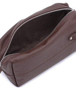 Men's Wash Bag Chocolate