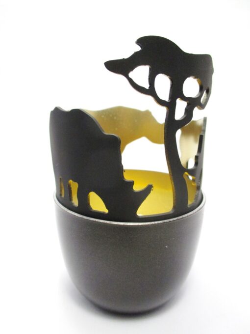 Candle light African Rhino