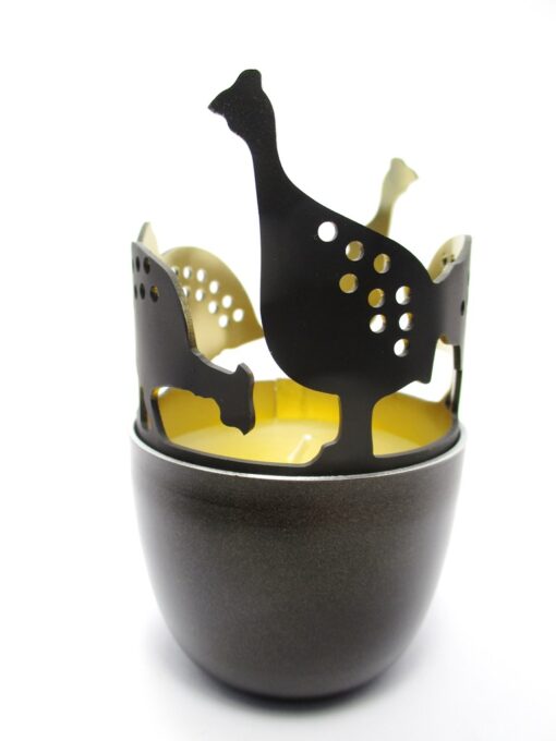 Candle light African Guinea Fowl