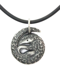 Pendant with necklace*, pangolin: 925 Sterling Silver