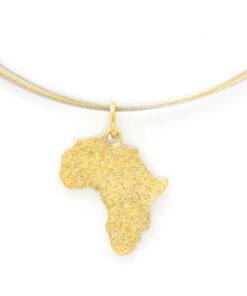 Pendant with necklace*, Africa: 375 Gold (9ct)