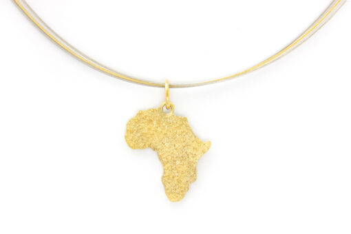 Pendant with necklace*, Africa: 375 Gold (9ct)