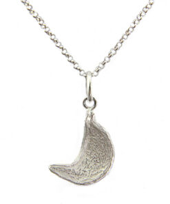 Pendant with necklace*, small camelthorn tree seed pod:  925 Sterling Silver
