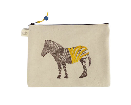 Travel Bag Zebra Yellow
