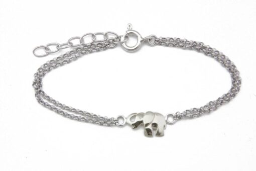 Bracelet elephant: 925 Sterling Silver