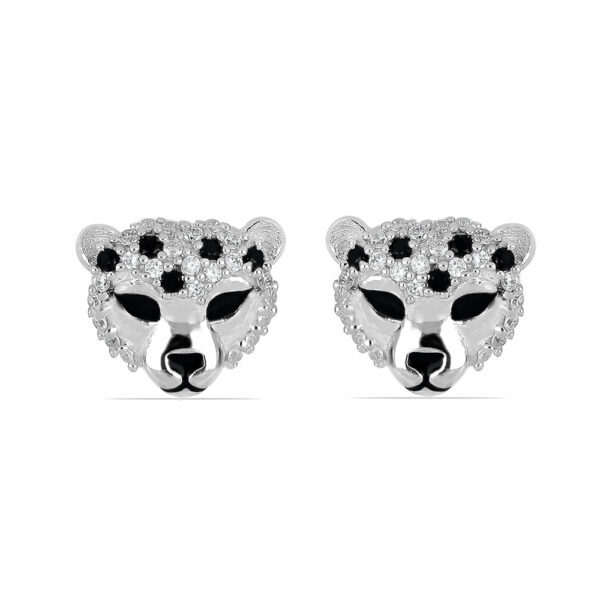 SBE0011 Cheetah Face front Silver