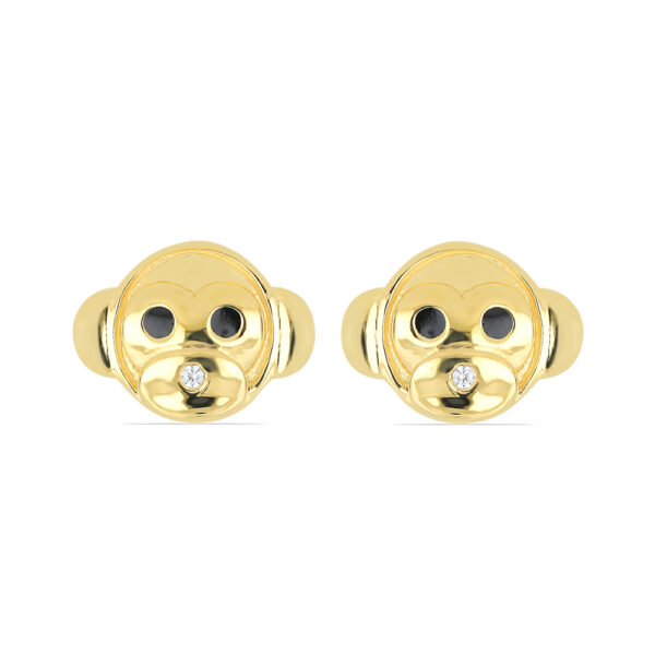 SBE0016 Monkey Face front Gold