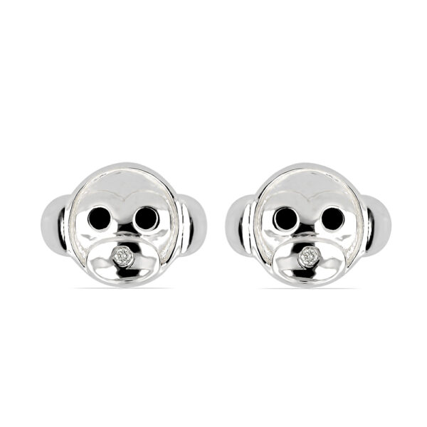 SBE0016 Monkey Face front Silver