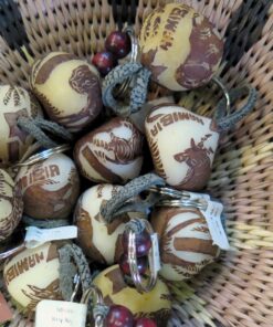 Makalani Nut Keychains