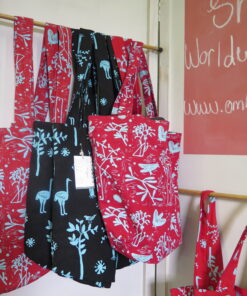 Stamp-printed Tote Bags