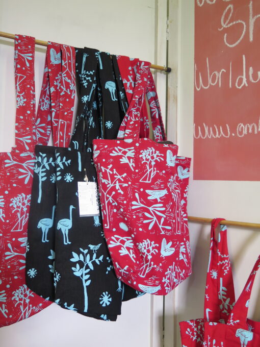 Stamp-printed Tote Bags