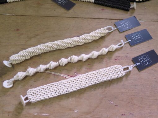 Assorted White beaded bracelets