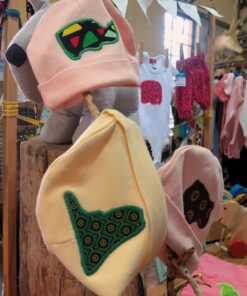 Fabric Patch Beanies