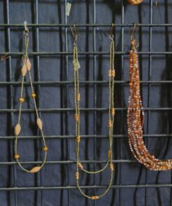 Assorted Beaded Necklaces (Orange & Brown)
