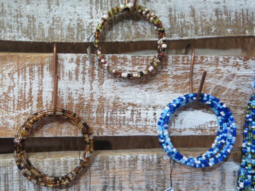 Beaded Coil Bracelets