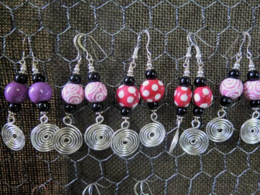 Whimsy Spiral Earrings