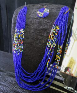 Indigo Multi-strand Necklace