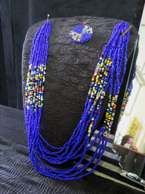 Indigo Multi-strand Necklace