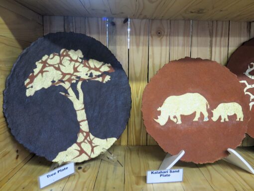 Assorted Sand & Papier-mâché plates