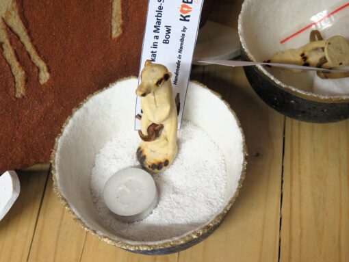 Meerkat Marble Sand Bowl