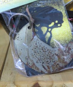 Metal Camelthorn Pod Keychain