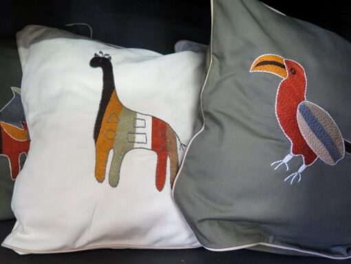 Embroidered Throw Pillow Cases