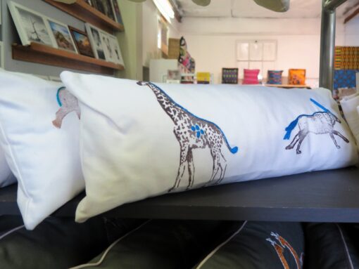 Bright Stitch Rectangular Embroidered Throw Pillow Cases