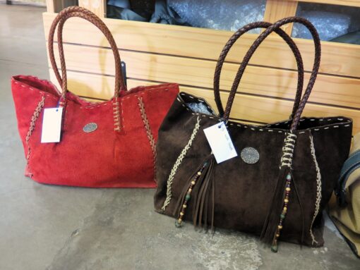 Suede Tote Bags