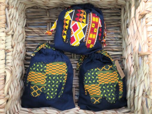 Elephant Drawstring Bags