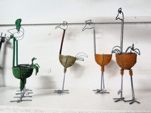 Beaded Ostrich Egg Cups