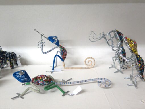 Beaded Chameleons