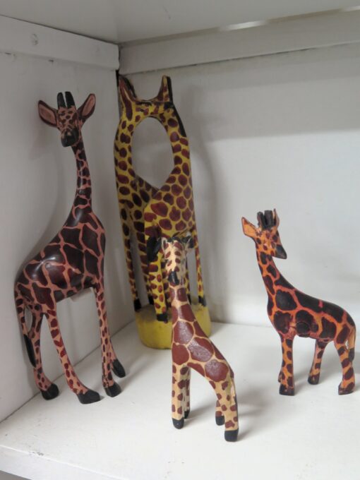Hand-painted Wooden Giraffes