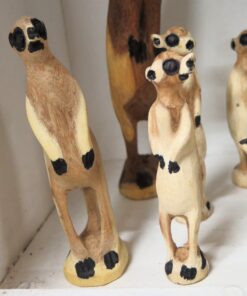 Wooden Meerkats