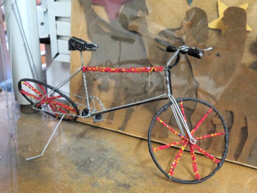 Beaded Wire Bicycle