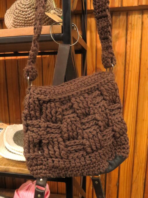 Woven Crochet Crossbody