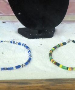 Striped Beaded Necklace