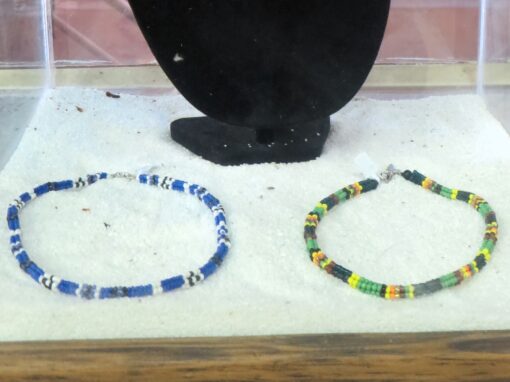 Striped Beaded Necklace