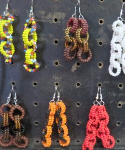 Beaded Chain Earrings