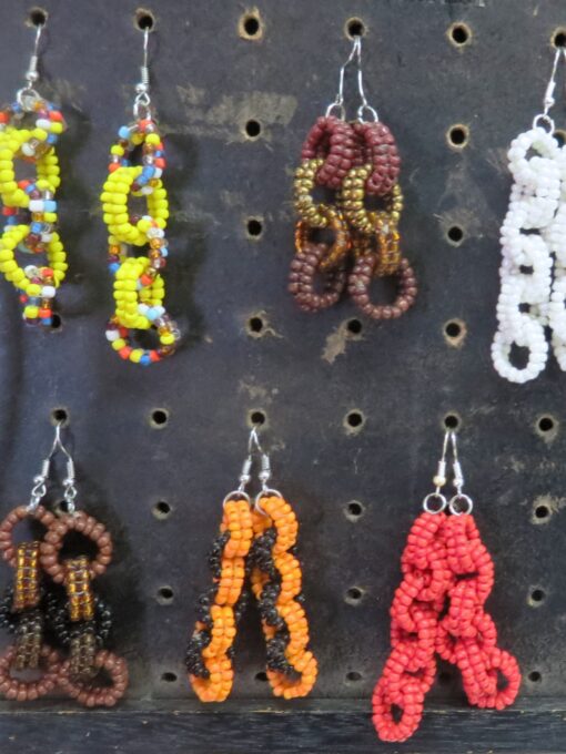 Beaded Chain Earrings