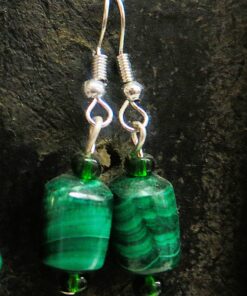 Malachite Earrings