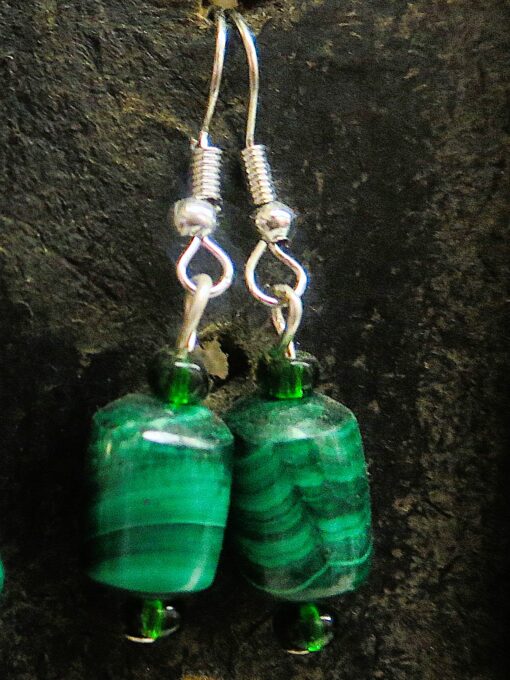 Malachite Earrings