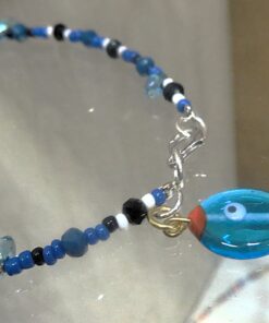 Fish Charm Beaded Bracelet