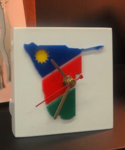Namibian Flag Clock