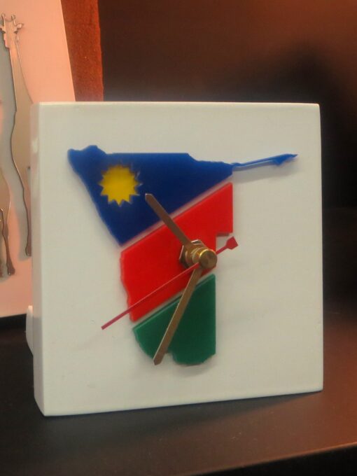 Namibian Flag Clock