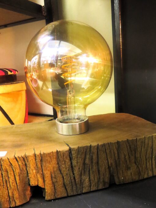 Wood Block Lamp